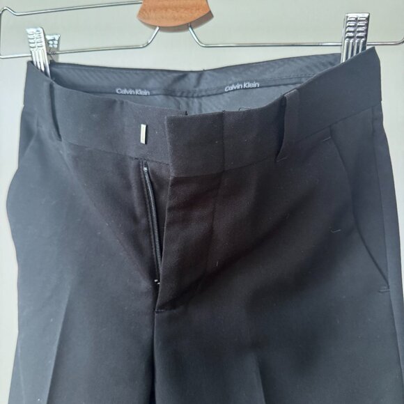 Calvin Klein Boys Black Suit Set 3 Piece Formal Outfit + Dress Shirt Sz 8 | Wedd - Picture 11 of 16